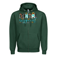 Sports Green dental hygienist Zipper Hoodie - JahusDesignShop