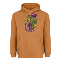 Meerkat Pink Cowboy Boots Heavyweight Hoodie - JahusDesignShop