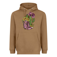 Toasted Coconut Pink Cowboy Boots Heavyweight Hoodie - JahusDesignShop