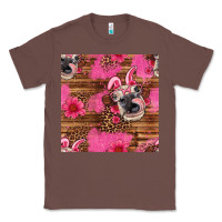 Chestnut easter heifer with bunny ears seamless pattern Classic Tee - Artiststas