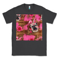 Smoke easter heifer with bunny ears seamless pattern Classic Tee - Artiststas