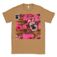 Toasted Coconut easter heifer with bunny ears seamless pattern Classic Tee - Artiststas