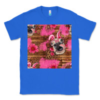 True Royal easter heifer with bunny ears seamless pattern Classic Tee - Artiststas