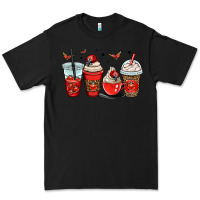 Black ladybug coffee cups Premium Tee - OliviaCreatesArt
