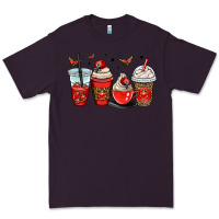 Plum ladybug coffee cups Premium Tee - OliviaCreatesArt