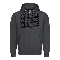 Smoke alright alright alright Zipper Hoodie - baoMotion