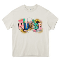 Cream nurse Heavy Core Tee - CowGirlArtShop