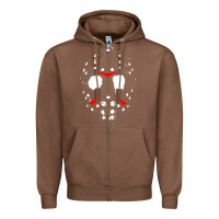 Chestnut mask halloween Zipper Hoodie - baoMotion