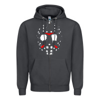 Smoke mask halloween Zipper Hoodie - baoMotion