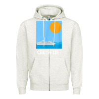 Oatmeal Heather cruise life design travel & cruise wear t shirt Zipper Hoodie - baoMotion