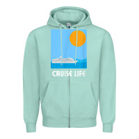 Seafoam cruise life design travel & cruise wear t shirt Zipper Hoodie - baoMotion