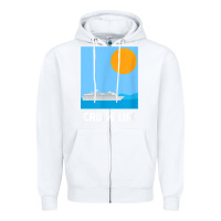 White cruise life design travel & cruise wear t shirt Zipper Hoodie - baoMotion