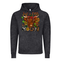 Vintage Black Just a Little Moody Vintage Hoodie - CowhideDigitalArt