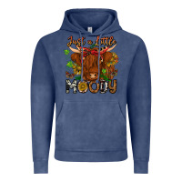 Vintage Denim Just a Little Moody Vintage Hoodie - CowhideDigitalArt