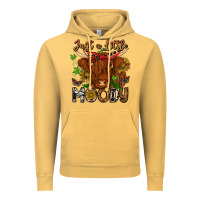 Vintage Mustard Just a Little Moody Vintage Hoodie - CowhideDigitalArt