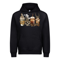 Black skeleton coffee Urban Hoodie - Jasminsmagicworld