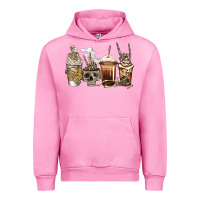 Fuchsia Pink skeleton coffee Urban Hoodie - Jasminsmagicworld