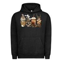 Pigment Black skeleton coffee Urban Hoodie - Jasminsmagicworld