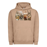 Pigment Burro skeleton coffee Urban Hoodie - Jasminsmagicworld