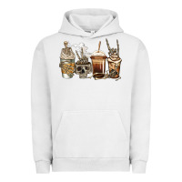 Pigment Lunar Rock skeleton coffee Urban Hoodie - Jasminsmagicworld