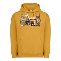 Pigment Peanut Butter skeleton coffee Urban Hoodie - Jasminsmagicworld