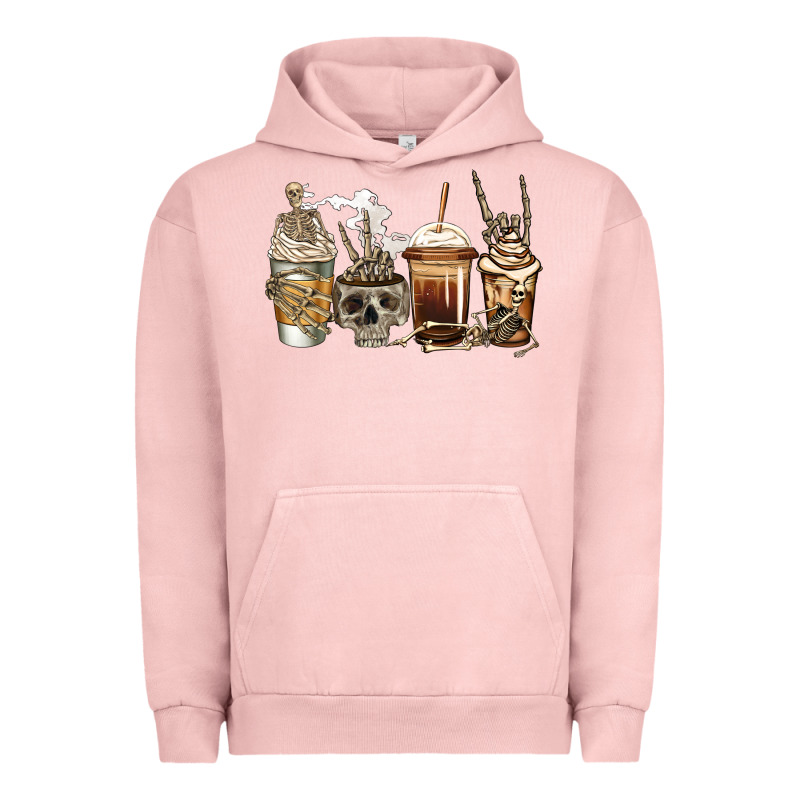Skeleton Coffee Urban Hoodie by Jasminsmagicworld | Teevron