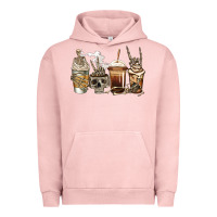 Pigment Salmon skeleton coffee Urban Hoodie - Jasminsmagicworld