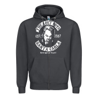 Smoke santa carla est 1987 Zipper Hoodie - baoMotion