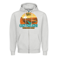 Dove Grey Canyonlands Moab Utah National Park Nature Outdoor Lovers Zipper Hoodie - baoMotion
