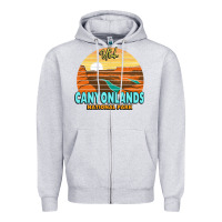 Heather Grey Canyonlands Moab Utah National Park Nature Outdoor Lovers Zipper Hoodie - baoMotion
