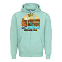 Seafoam Canyonlands Moab Utah National Park Nature Outdoor Lovers Zipper Hoodie - baoMotion