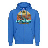 True Royal Canyonlands Moab Utah National Park Nature Outdoor Lovers Zipper Hoodie - baoMotion