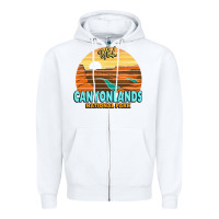 White Canyonlands Moab Utah National Park Nature Outdoor Lovers Zipper Hoodie - baoMotion