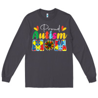 Smoke Proud Autism Mom sunflower Long Sleeve Tee - CowhideDigitalArt
