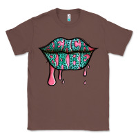 Chestnut beach babe leopard lips Classic Tee - Jasminsmagicworld