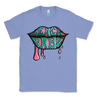 Colony Blue beach babe leopard lips Classic Tee - Jasminsmagicworld