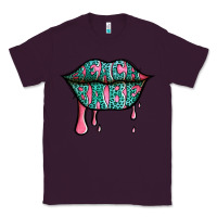 Plum beach babe leopard lips Classic Tee - Jasminsmagicworld