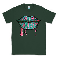 Sports Green beach babe leopard lips Classic Tee - Jasminsmagicworld