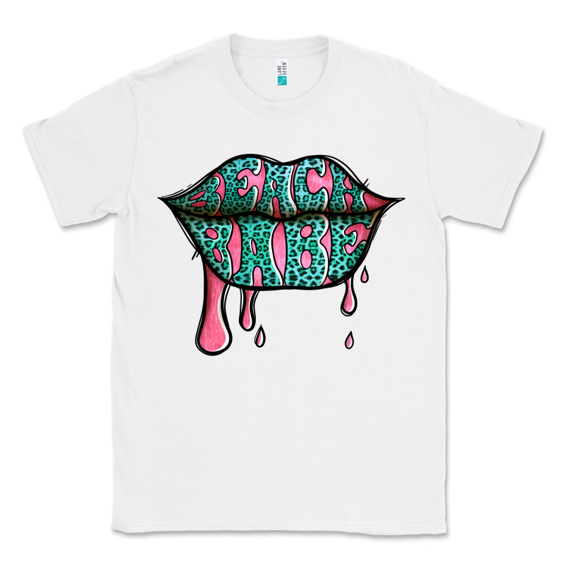 Beach Babe Leopard Lips Classic Tee by Jasminsmagicworld | Teevron