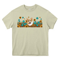 Mossy western corgi dog Heavy Core Tee - Jasminsmagicworld