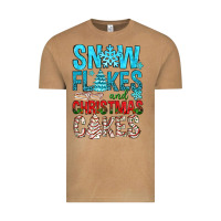 Vintage Camel Snow Flakes aAd Christmas Cakes Vintage Tee - BundleAndBundleShop
