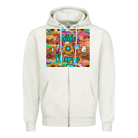Oatmeal Heather wife mom nurse Zipper Hoodie - JahusDesignShop
