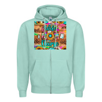 Seafoam wife mom nurse Zipper Hoodie - JahusDesignShop