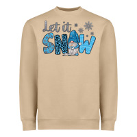 Let It Snow Heavyweight Sweatshirt | Teevron