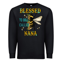Black Blessed To Bee Nana Premium Sweatshirt - JahusDesignShop