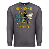 Charcoal Heather Blessed To Bee Nana Premium Sweatshirt - JahusDesignShop