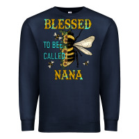 Navy Blessed To Bee Nana Premium Sweatshirt - JahusDesignShop