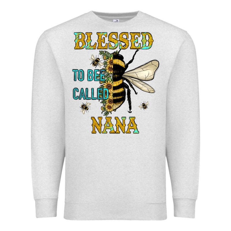 Blessed To Bee Nana Premium Sweatshirt by JahusDesignShop | Teevron