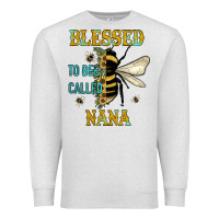 Oatmeal Heather Blessed To Bee Nana Premium Sweatshirt - JahusDesignShop