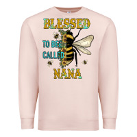 Pale Pink Blessed To Bee Nana Premium Sweatshirt - JahusDesignShop